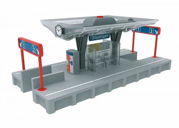 Märklin Station Platform with Light, Jernbanemodell, HO (1:87), Gutt/Jente, Plast, 15 år, Flerfarget