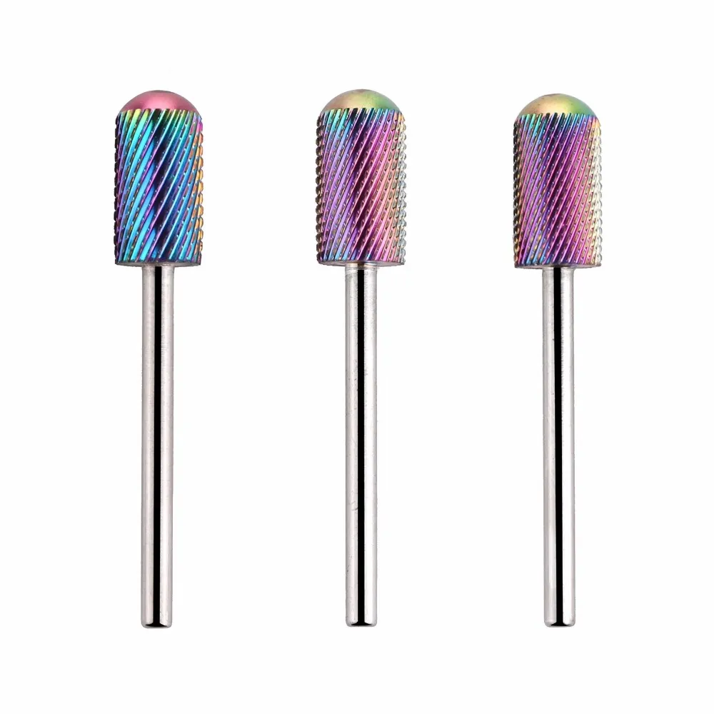 Bits for elektrisk fil - 3 størrelser - Avrundet - Bor