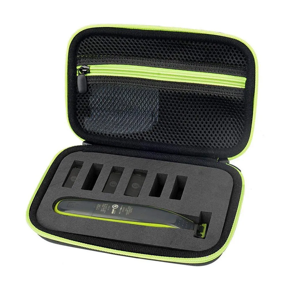 Hard reiseveske for Philips OneBlade kompatibel med Philips OneBlade barbermaskin.