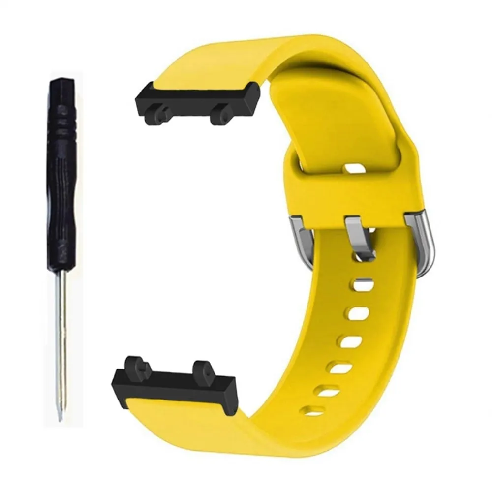 Amazfit T-Rex 2 fleksibel klokkerem i silikon - Gul