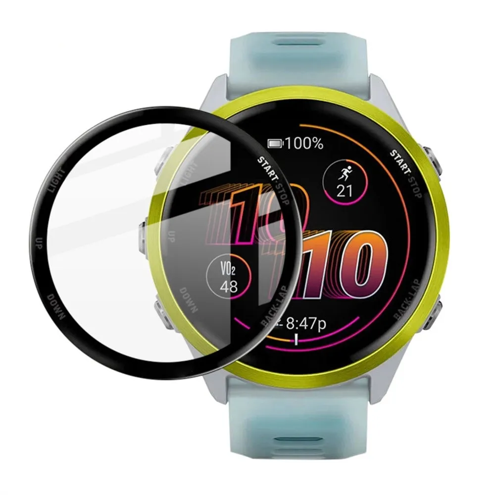 IMAK For Garmin Forerunner 570 47mm Skjermbeskytter Ripebestandig PMMA Klokkefilm