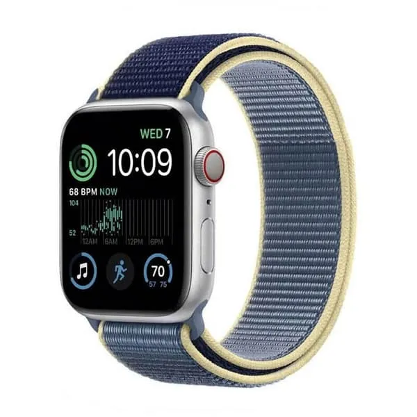 Nylon armbånd Apple Watch SE 2022 (40mm) - Artic Ocean Blue