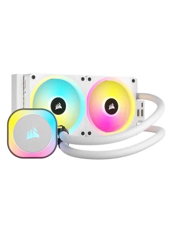 Corsair iCUE LINK H100i RGB - White - CPU Vannkjøling - Max 37 dBA