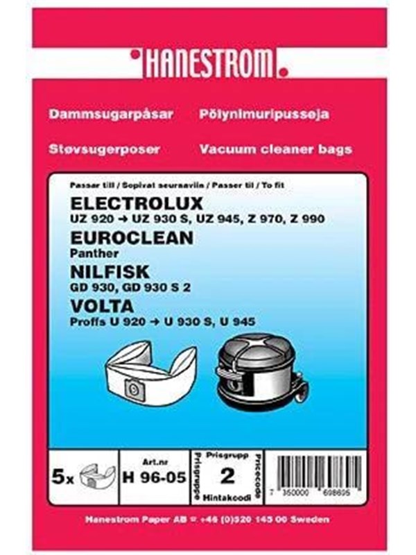 hanestroem Vacuum Cleaner Bags - 5 Pcs