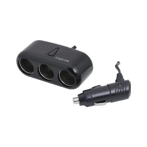 LogiLink PA0038, Automatisk, Innendørs, Utendørs, AC, Cigartenner/lighter, USB, 5 A, Sort