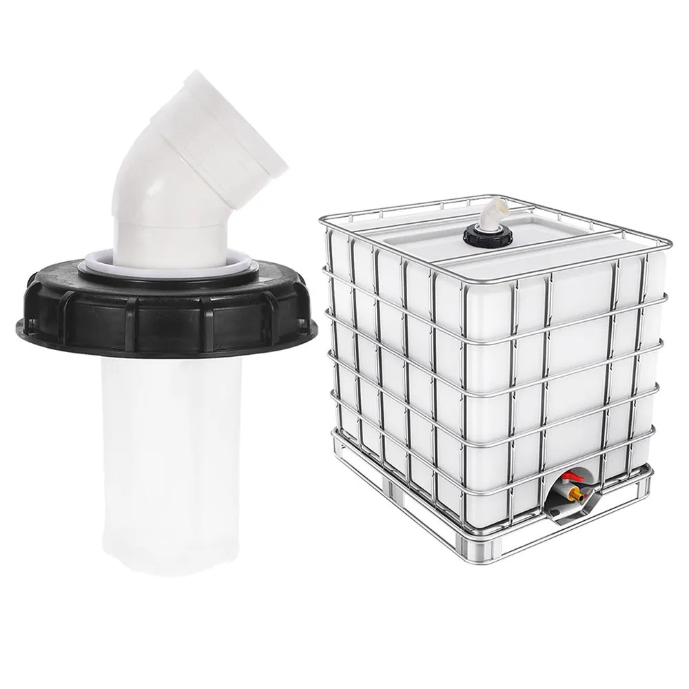 Filterhætte med 45° dyse til IBC-tank