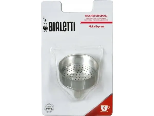 Bialetti traktfilter 4 kopper Moka Expre, Bærer, Bialetti, Moka Express, 1 stk