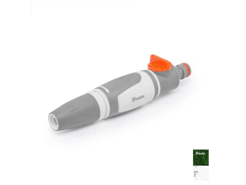 BRADAS regulerbar dyse med ventil TPR / WHITE LINE