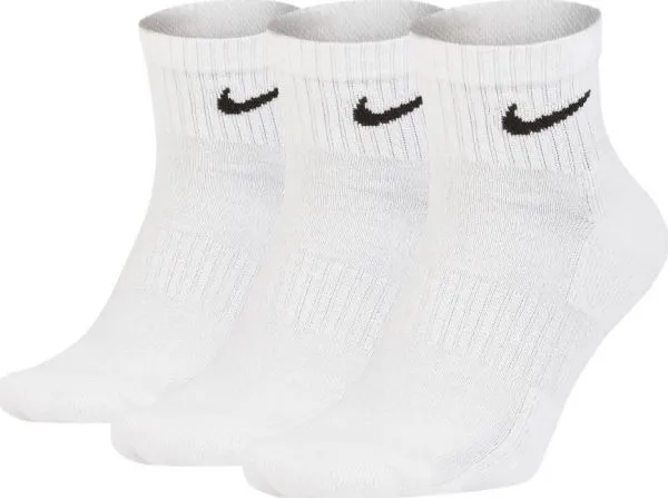 Sokker Nike Everyday Polstret ankel 3 par hvite SX7667 100 - 42-46