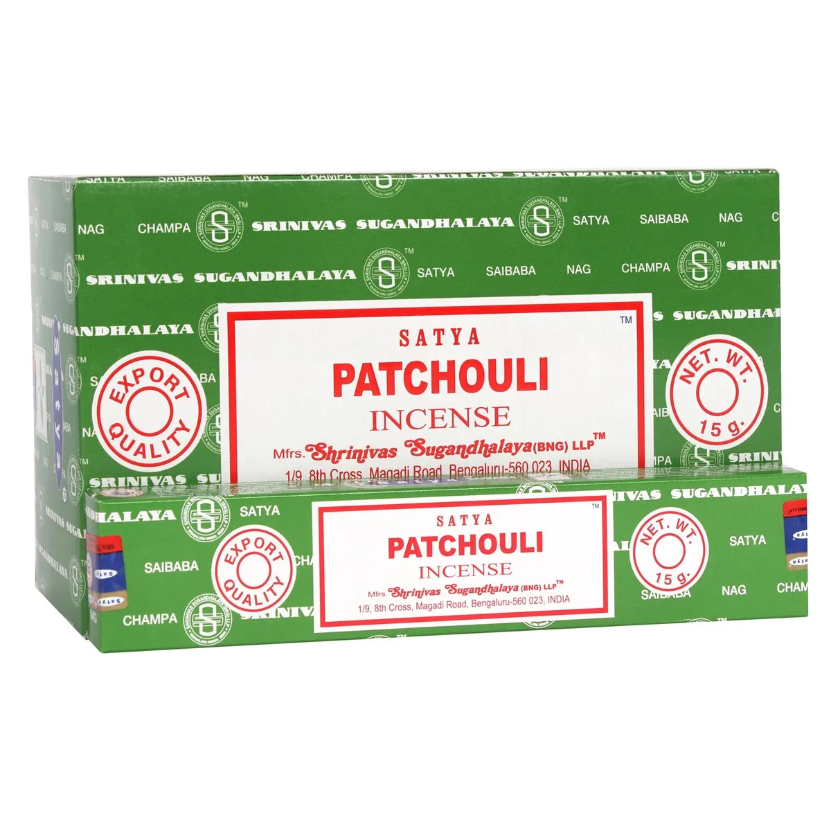Satya Patchouli Incense Sticks (Pack of 120)