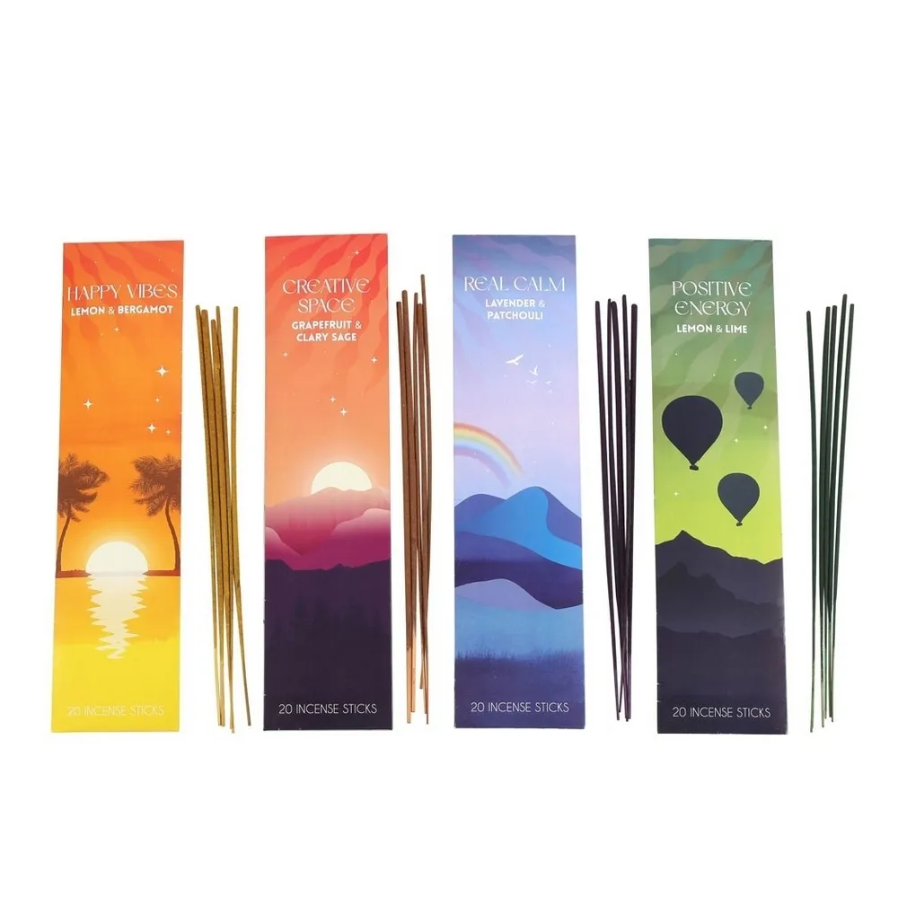 Something Different Happy Collection Incense Sticks Set (Pack of 80)