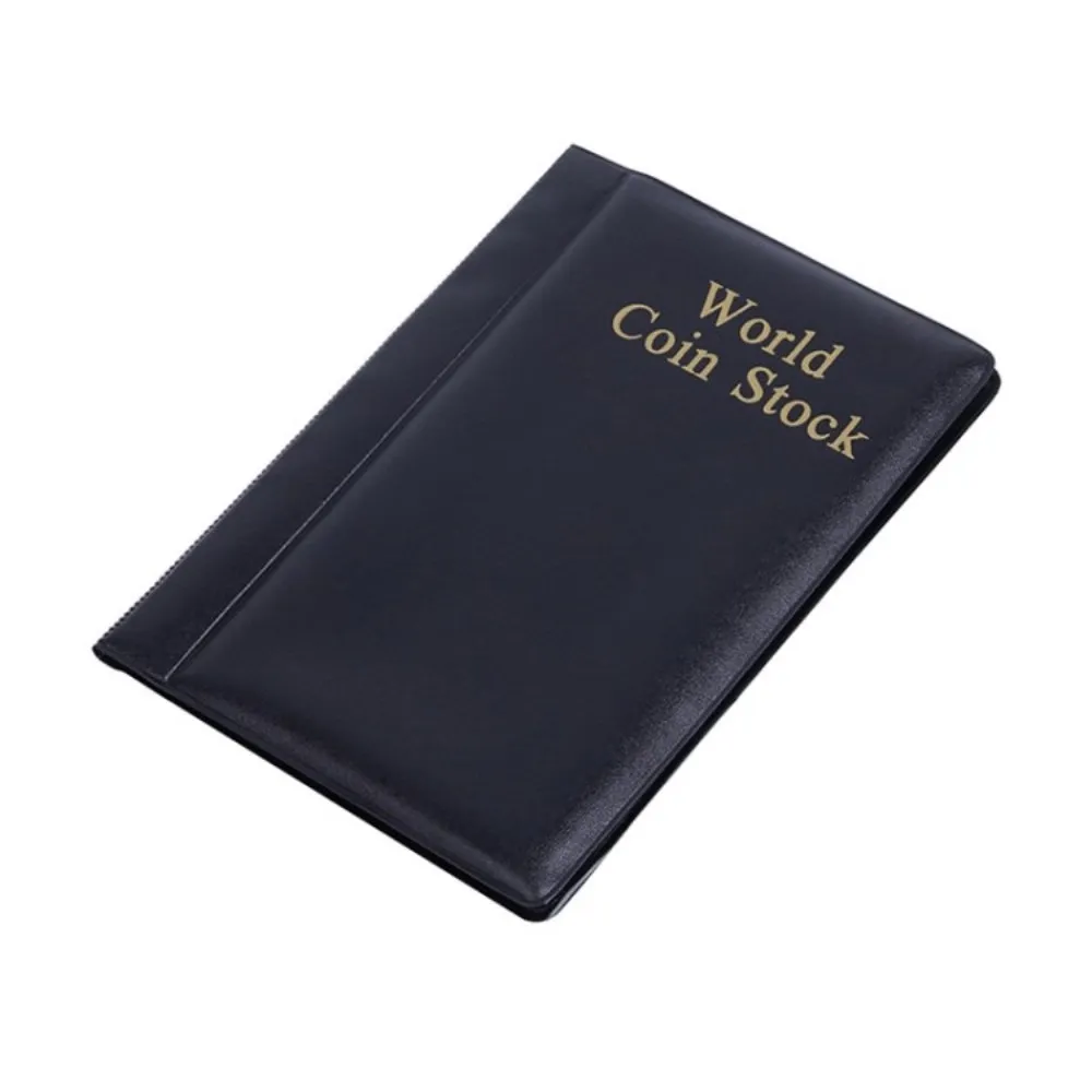 Valutamyntalbum Myntvalutasamling Binder Lommemynt - Svart