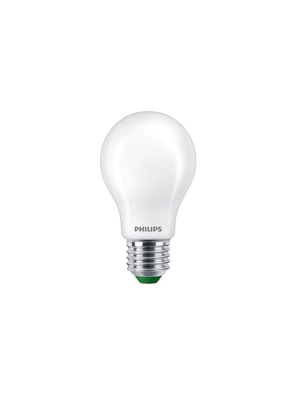 Philips LED-lyspære Ultra Efficient A60 4W/827 (60W) Frosted 3-pack E27