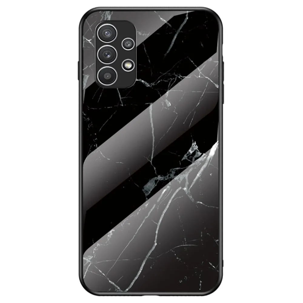 Fantasy Marble Samsung Galaxy A23 deksel - Svart Marmor