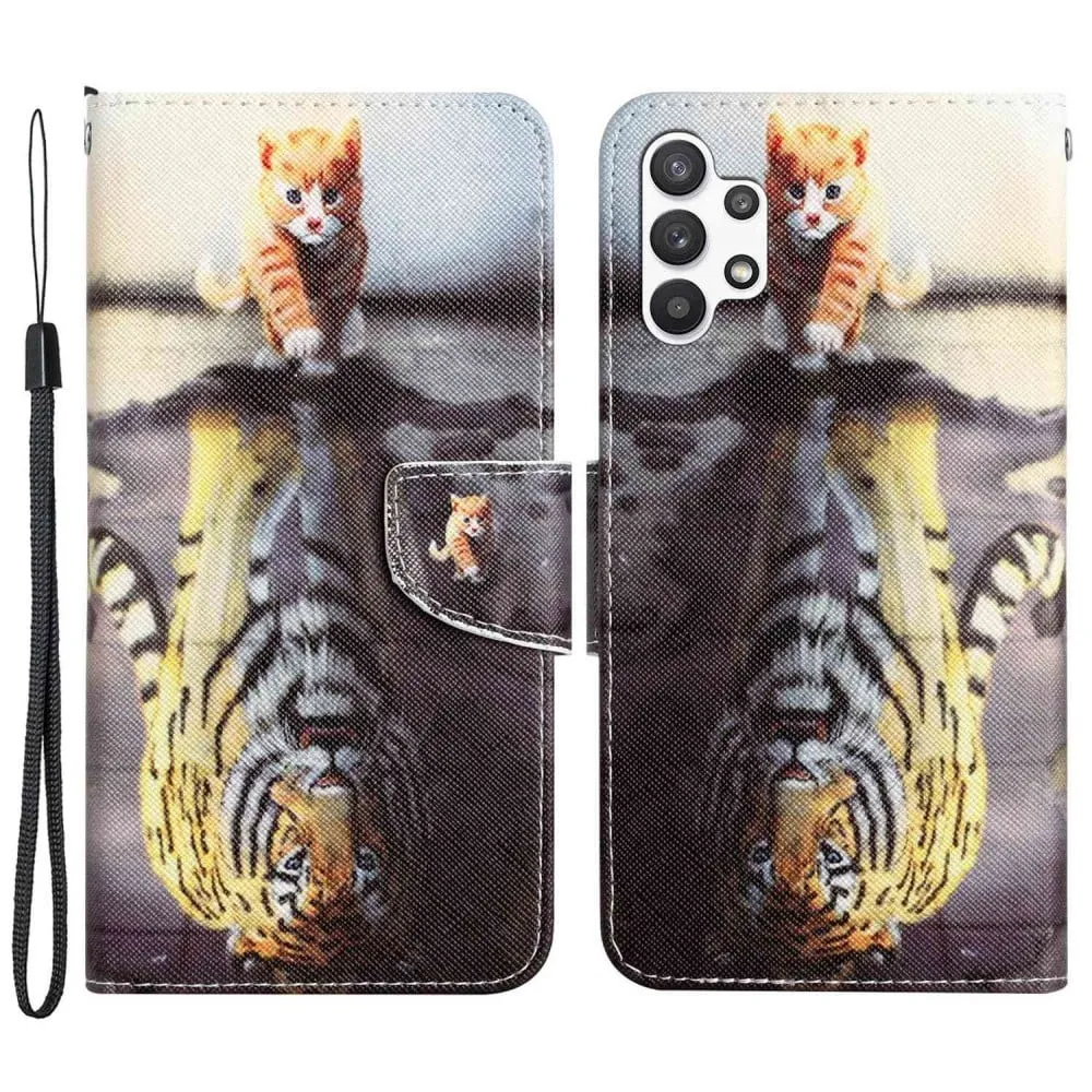 Wonderland Samsung Galaxy M32 5G / A32 5g Flippetui - Tiger