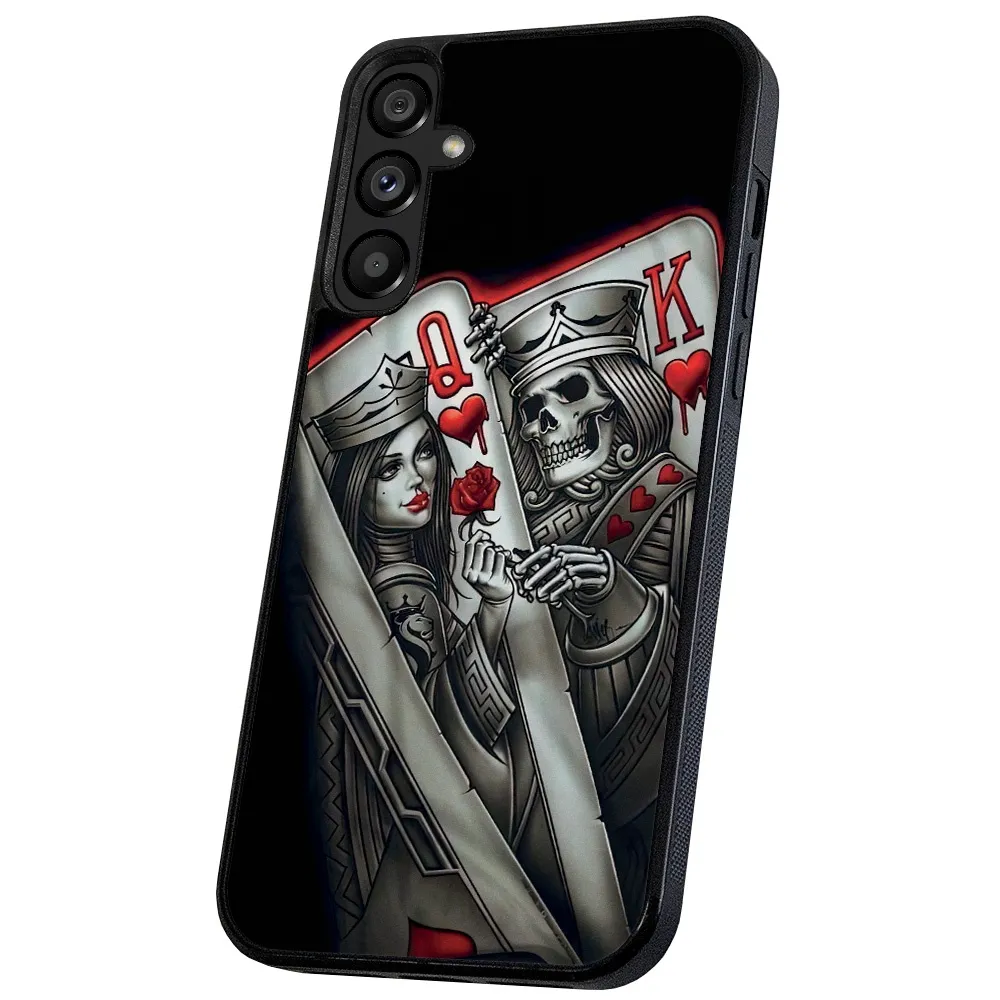 Samsung Galaxy A36 5G - Deksel/Mobildeksel King Queen Kortstokk