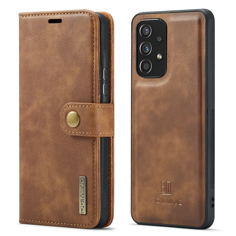 DG.Ming Samsung Galaxy A53 5G 2-in-1 Lommebok Etui - Brun