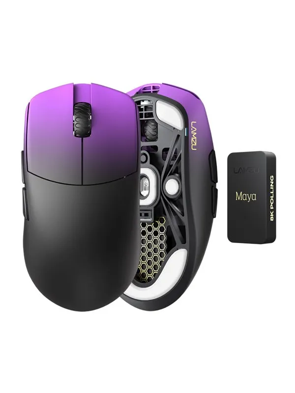Lamzu Maya Champion Edition - Gaming mus - Optisk - 6 - Rosa