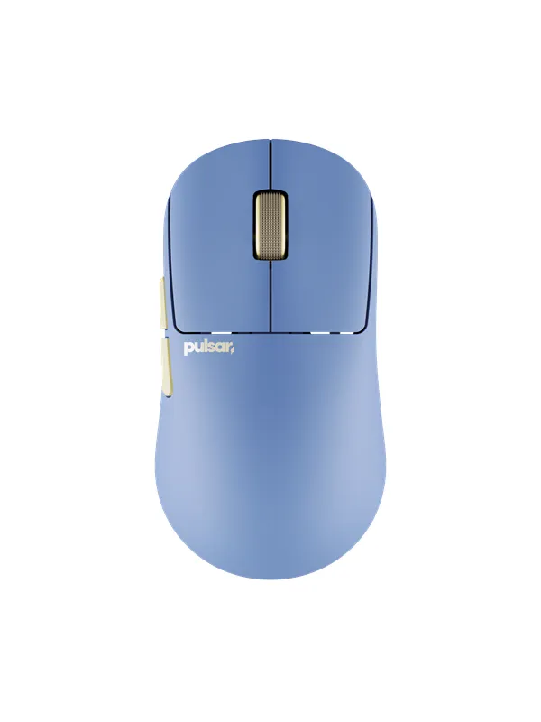 Pulsar X2N CRAZYLIGHT Mini Wireless (Ocean) - Gaming mus - Optisk - 6 - Blå