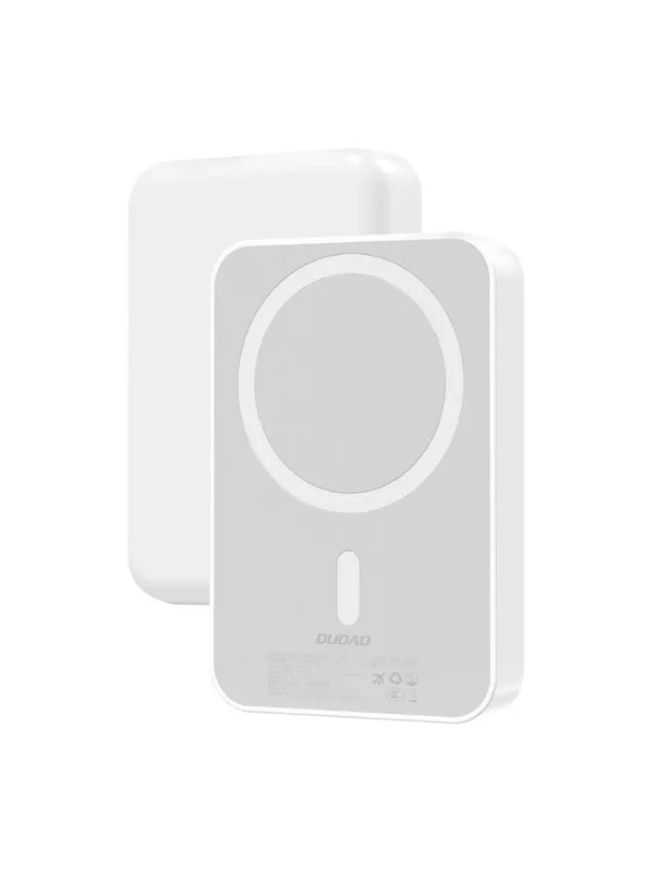 Dudao K26 10000mAh 20W USB-A / USB-C / MagSafe - White Nødlader - Hvit - 10000 mAh