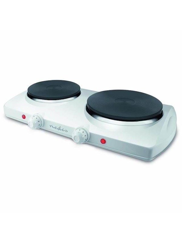 Nedis Electric Cooking Plates | Cooking zones: 2 | 2300 W | Overheating protection | White