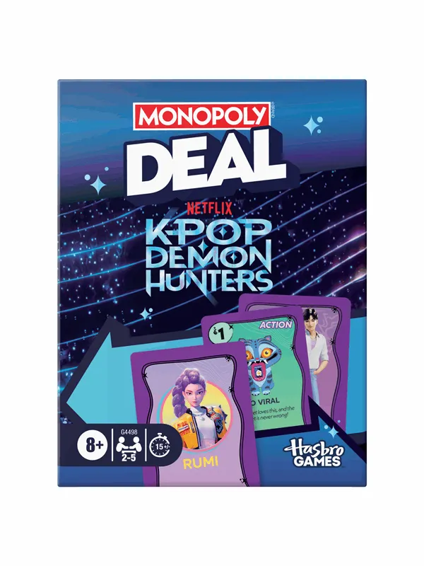 Hasbro Monopoly Deal KPop Demon Hunters (English)