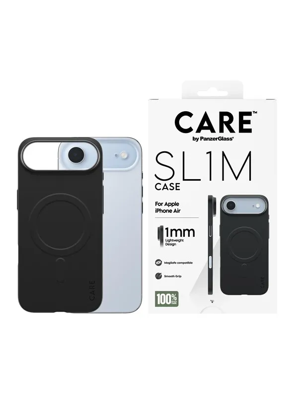 CARE by PanzerGlass SL1M Case Black w. MagSafe iPhone Air