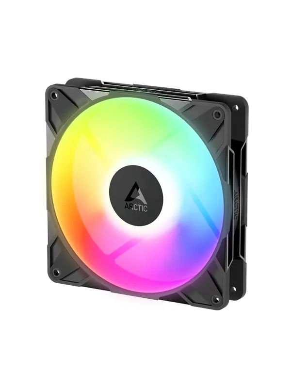 Arctic P14 Pro Reverse A-RGB - Kabinettvifte - 140mm - Svart med RGB LED-lys