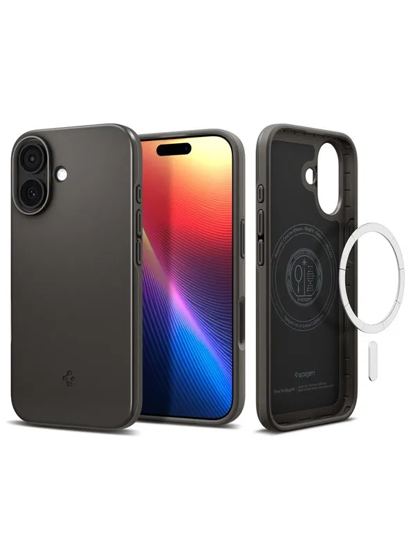 Spigen Thin Fit MagSafe - gunmetal - iPhone 17