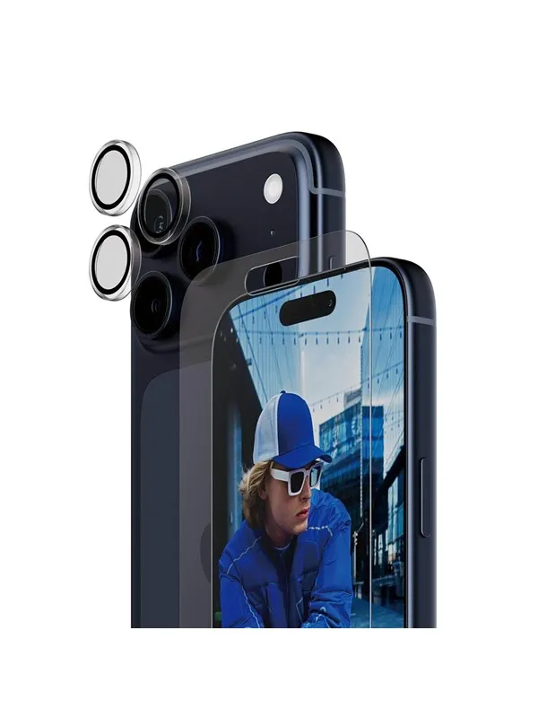 PanzerGlass 2-in-1 Classic Bundle iPhone 17 Pro w. FASTFIT IN-A-BOX