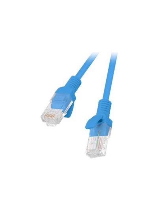 Lanberg patch cable - 50 cm - blue RAL 5012 - Blå - 0.5m