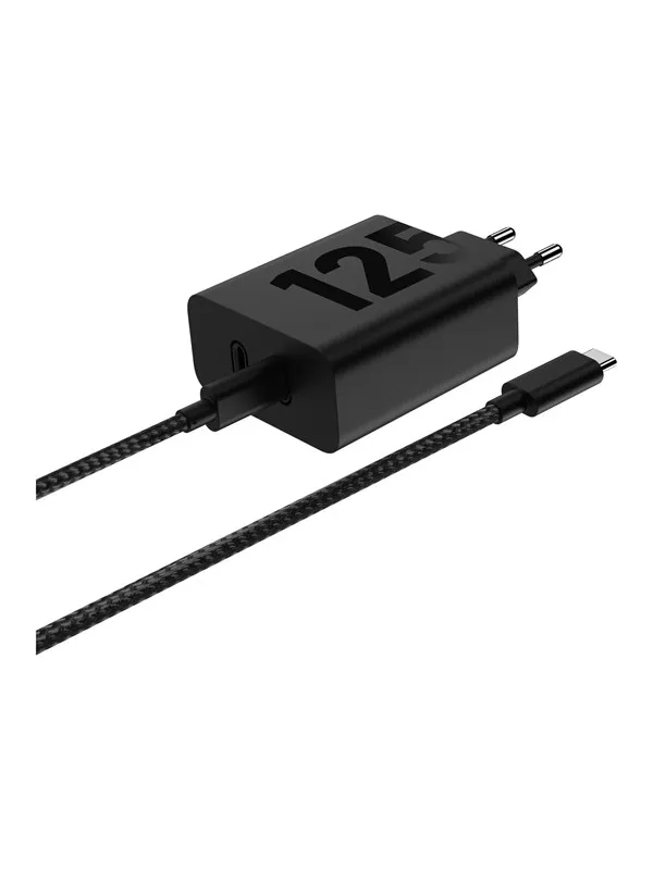 Motorola TurboPower 125W Duo Power Adapter - Black (Incl. USB-C cable)