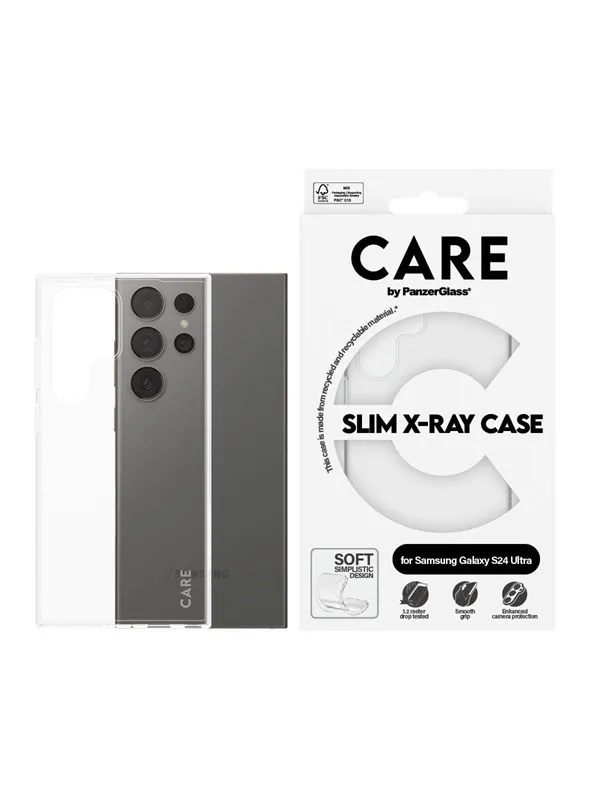 CARE by PanzerGlass Fashionable Case Transparent X-Ray Soft Basic Samsung Galaxy S24 Ultra