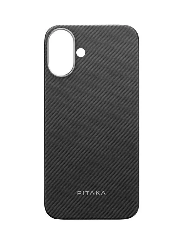 PITAKA Ultra-Slim Case Black/Grey Twill -  iPhone 16
