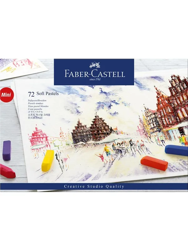 Faber-Castell Soft pastels Mini cardboard box of 72