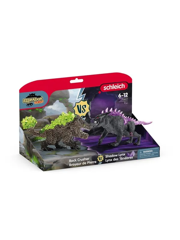 Schleich Skygge gaupe vs.Stein knuser