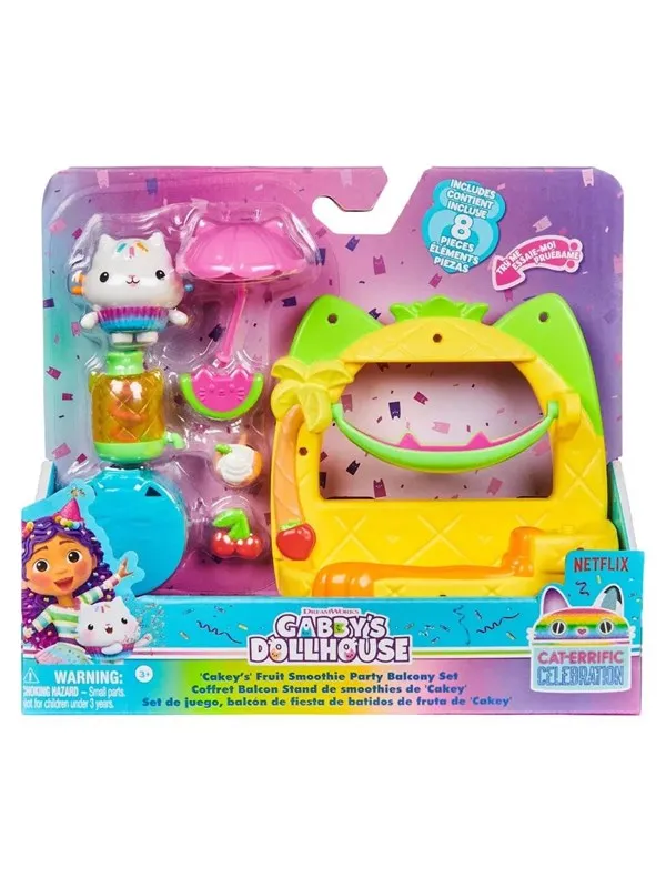 Gabby's Dollhouse Balcony Set - Cakey, Balkongsett
