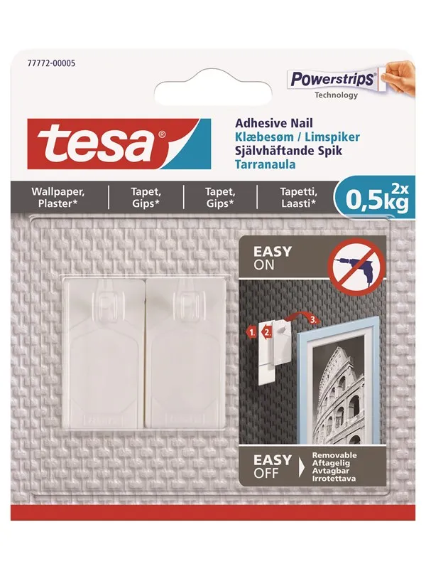 tesa Adhesive Nail 0.5kg Wallpaper