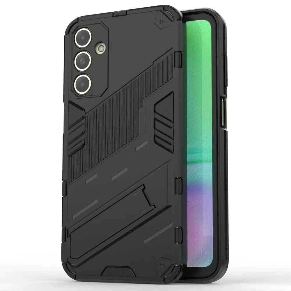Støtsikkert hybriddeksel med et moderne preg for Samsung Galaxy A15 - Svart