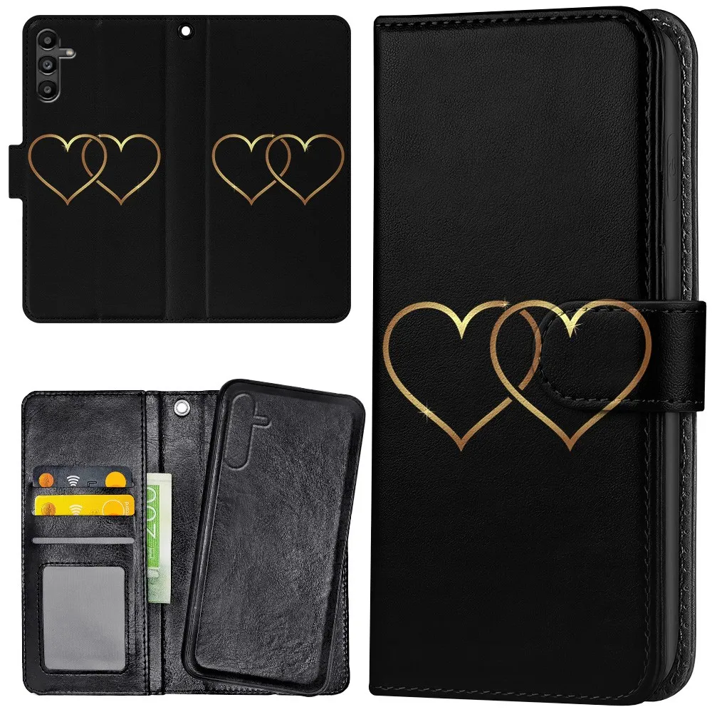 Samsung Galaxy A56 5G - Lommebok Deksel Double Hearts