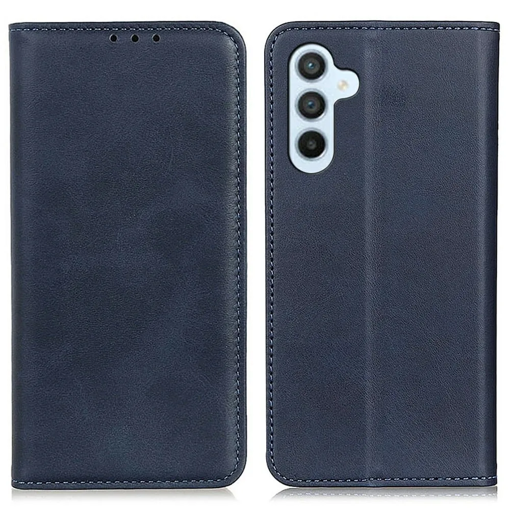 Skinn-etui i lommebok-stil for Samsung Galaxy A56 - Blå