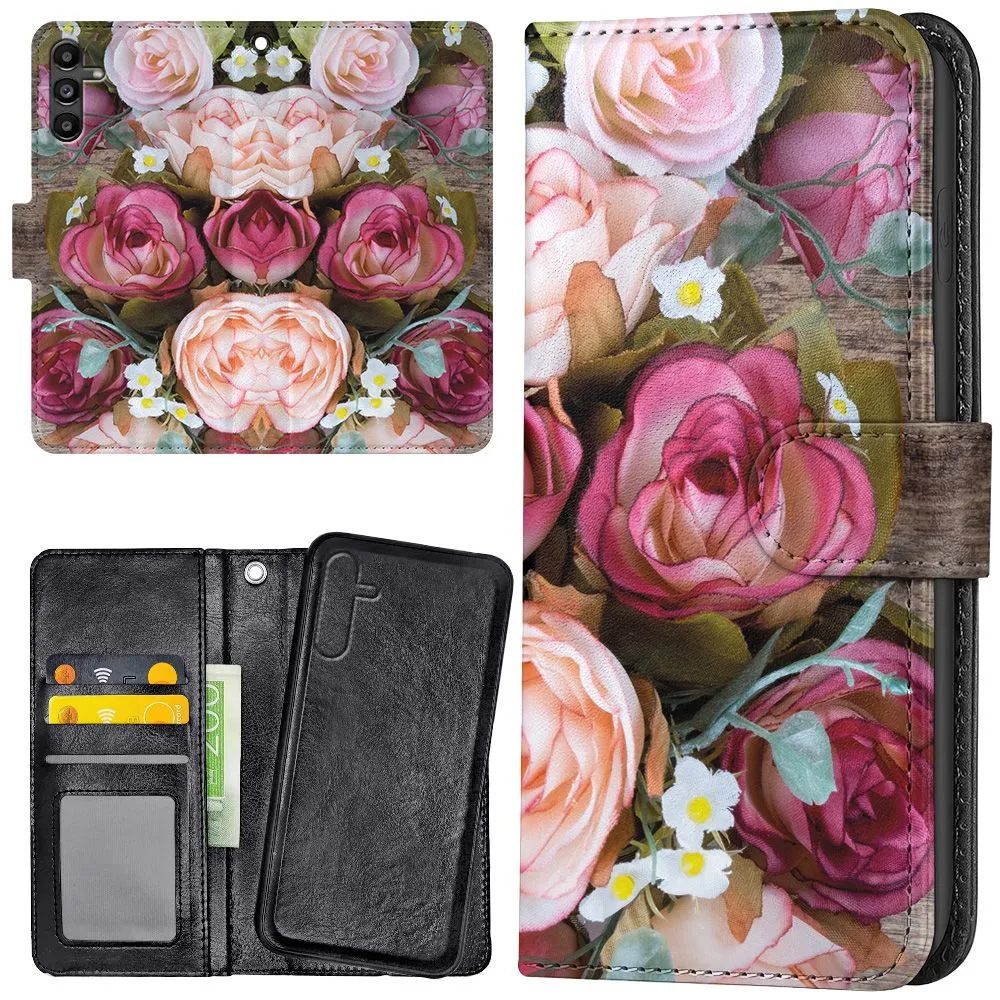 Samsung Galaxy A56 5G - Lommebok Deksel Blomster