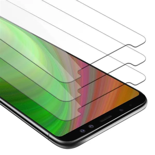 3x Skjermbeskytter Skärmskyddtil til Samsung Galaxy A8 2018 Herdet Skjermglass