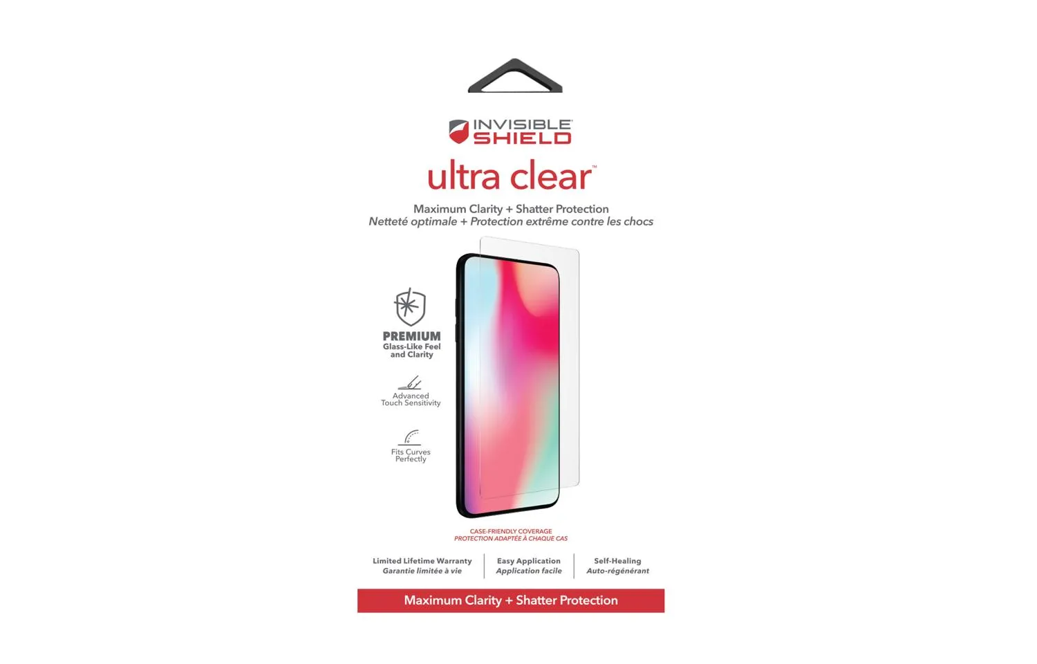 ZAGG InvisibleShield Ultra klar skjerm Samsung Galaxy S10 Lite