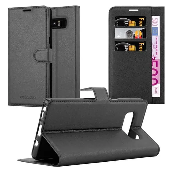 Deksel til Samsung Galaxy NOTE 8 Lommebokdeksel med magnetisk lukking, stativfunksjon og kortlomme