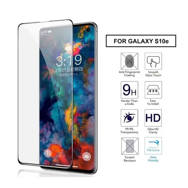 2-pack galakse S10 pluss HD skjermbeskyttelse karbonfiber herdet glass