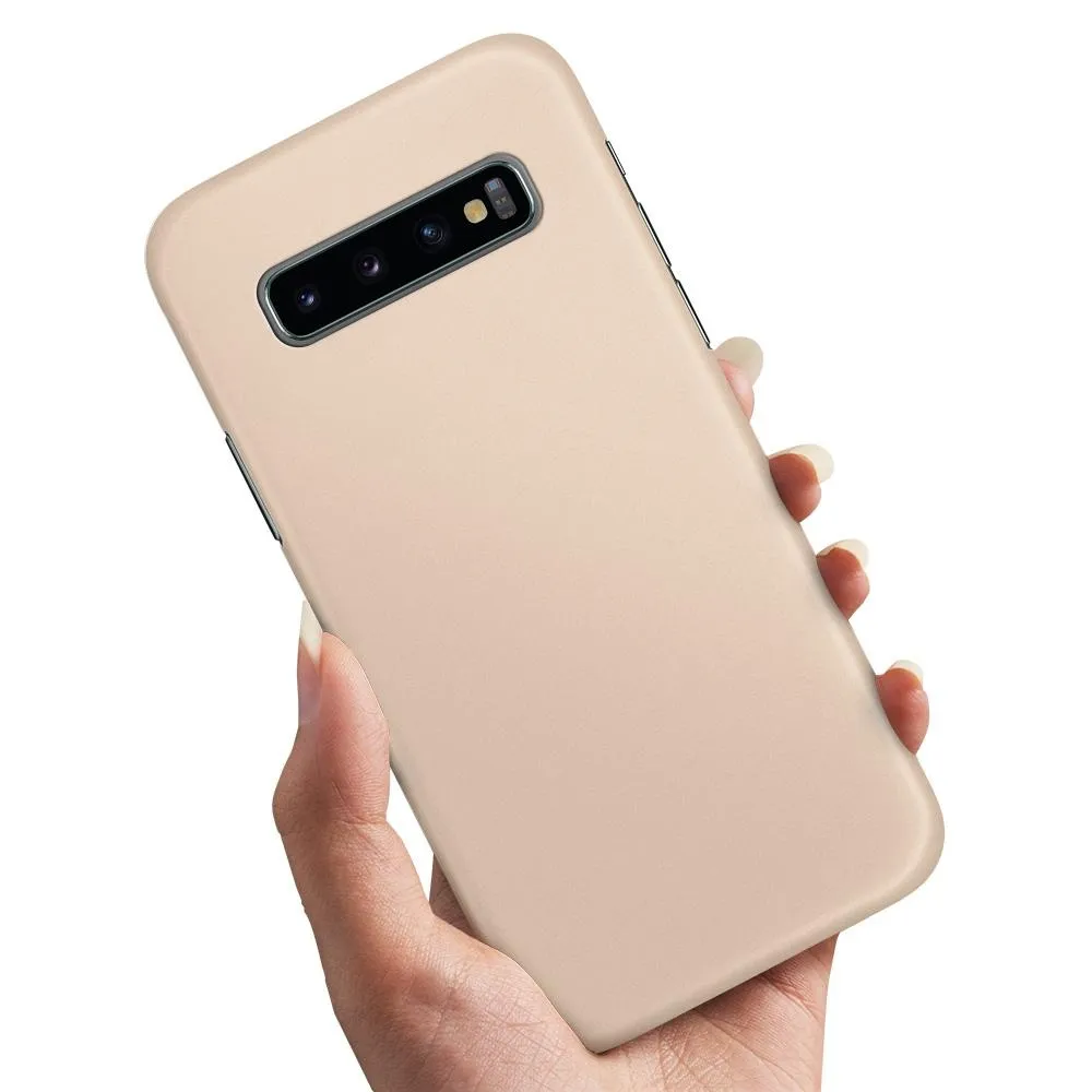 Deksel / Mobildeksel til Samsung Galaxy S10e - Beige