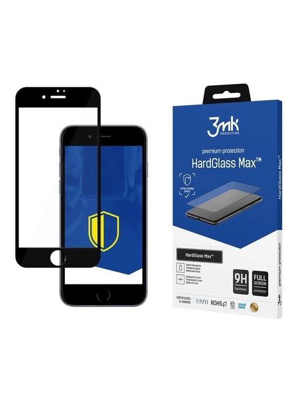 3mk HardGlass Max Tempered Glass for iPhone 7 Plus