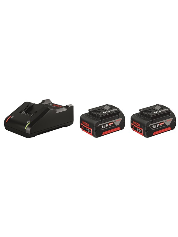 Bosch Professional Blue bosch 18v battery pack 2x4.0ah w/charger