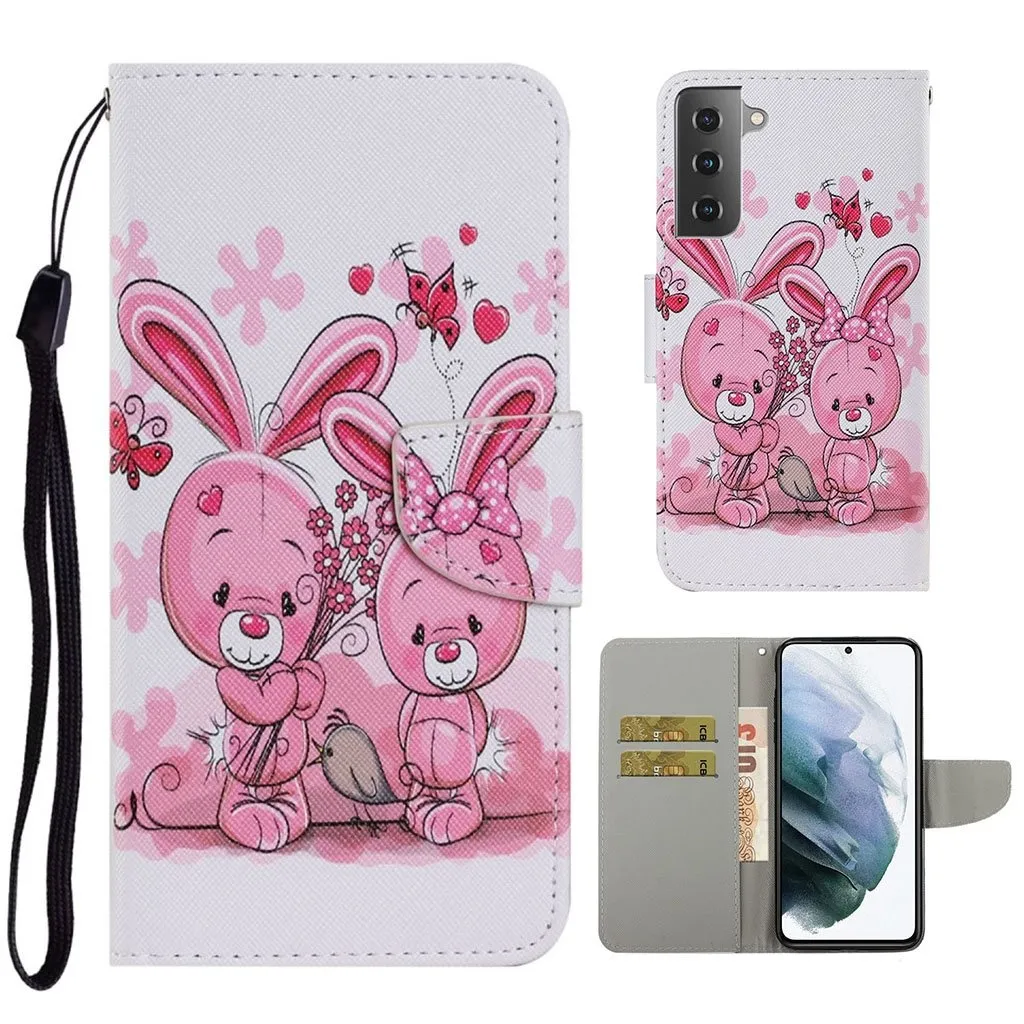 Wonderland Samsung Galaxy S21 FE Flippetui - Kaniner